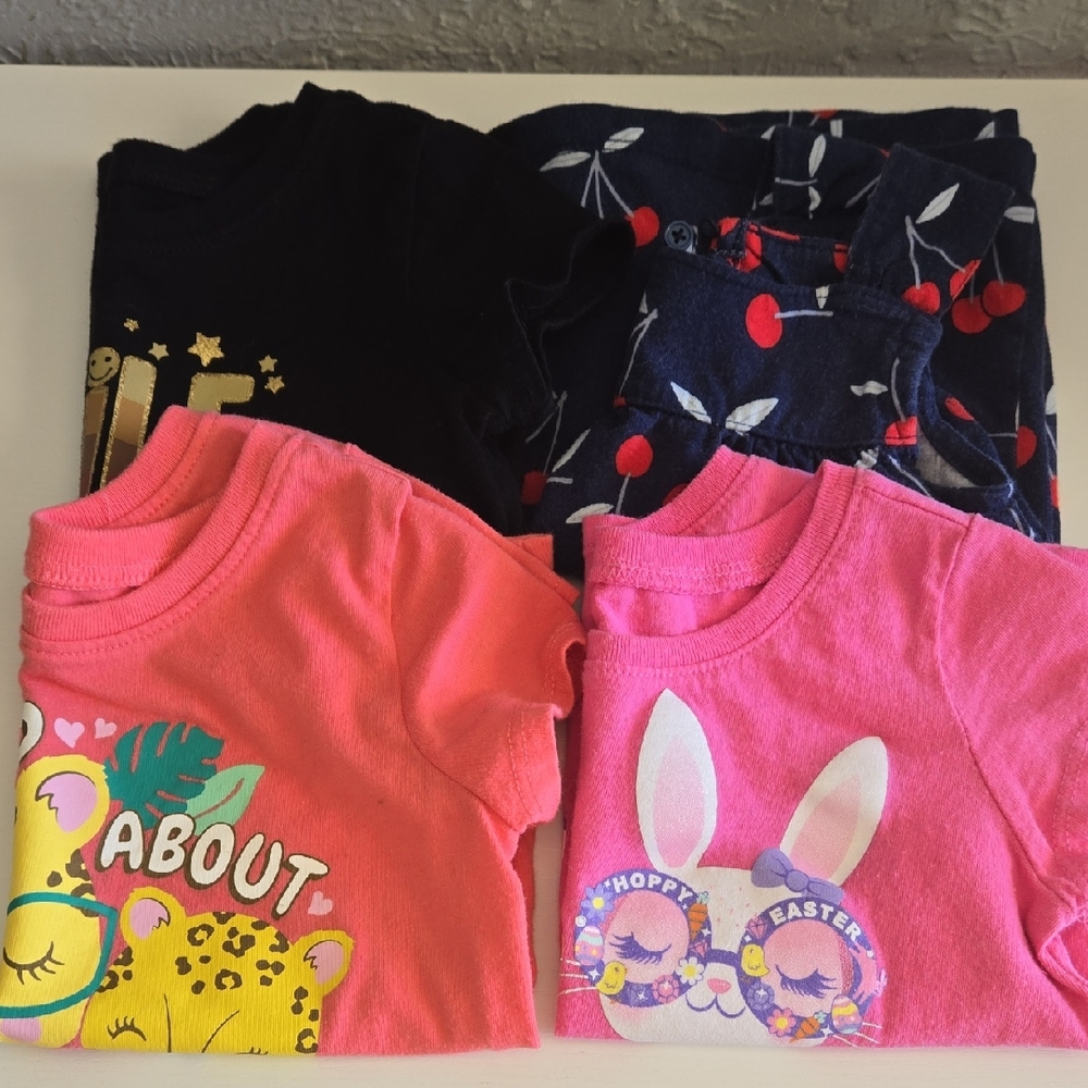 Set Of 4 Toddler Tops